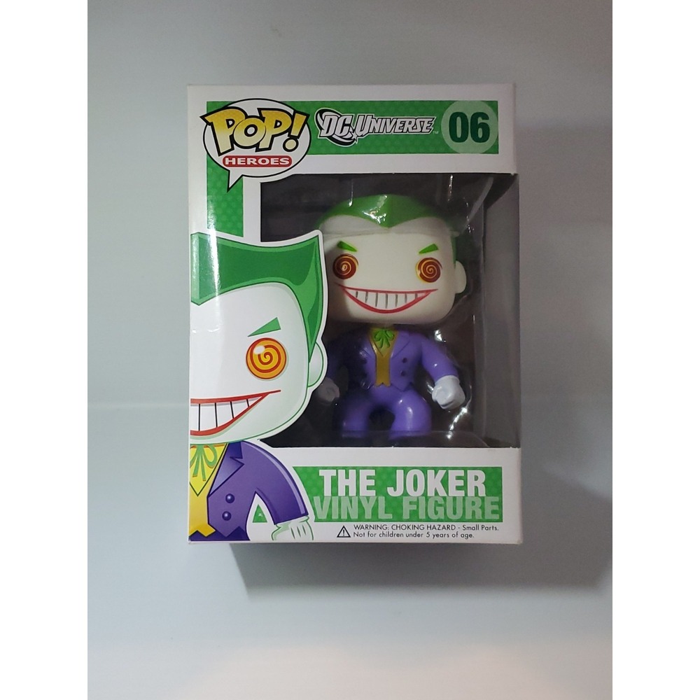 FUNKO POP! The Joker DC COMICS Universe funko pop #06 - NIB RARE/VAULTED NM